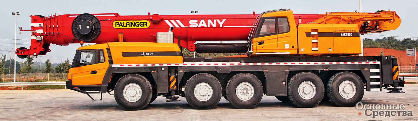 Автокран Palfinger Sany SAC1800