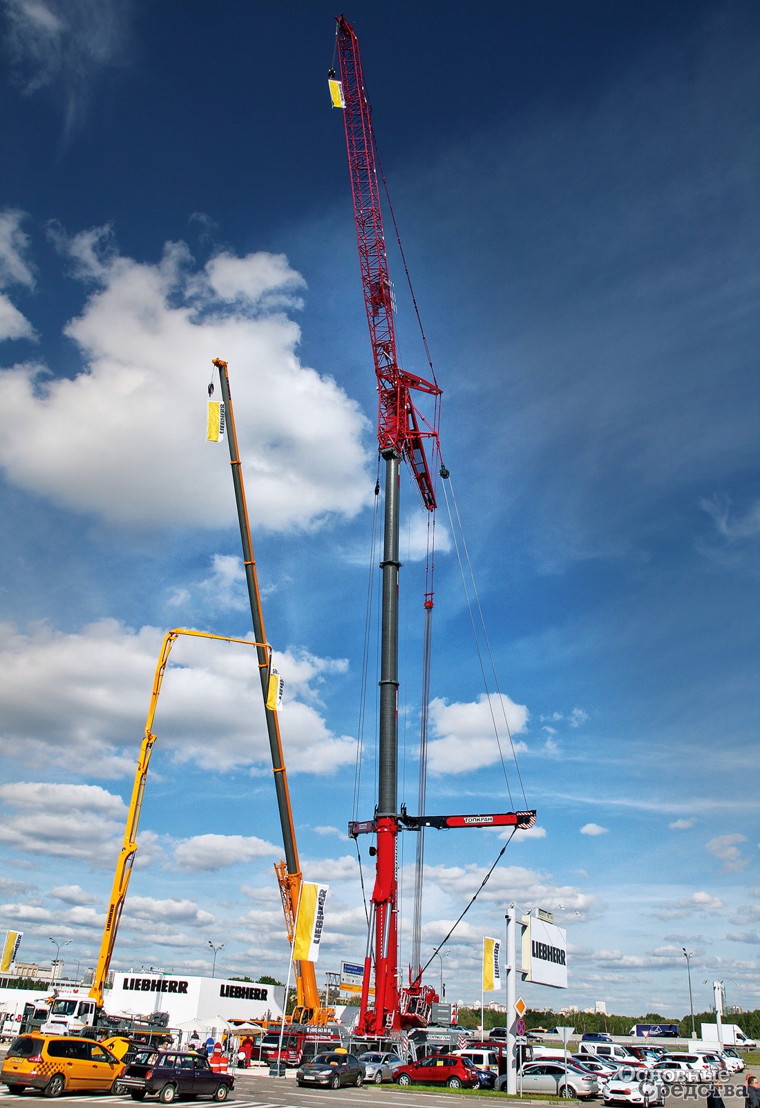 Первый в России мобильный кран Liebherr LTM 1750-9.1