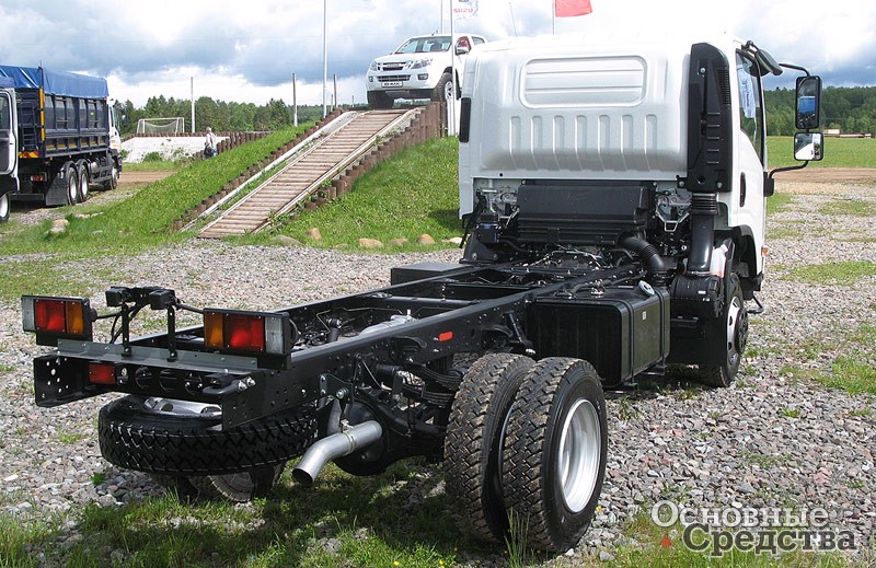 Полноприводное шасси ISUZU ELF NPS75