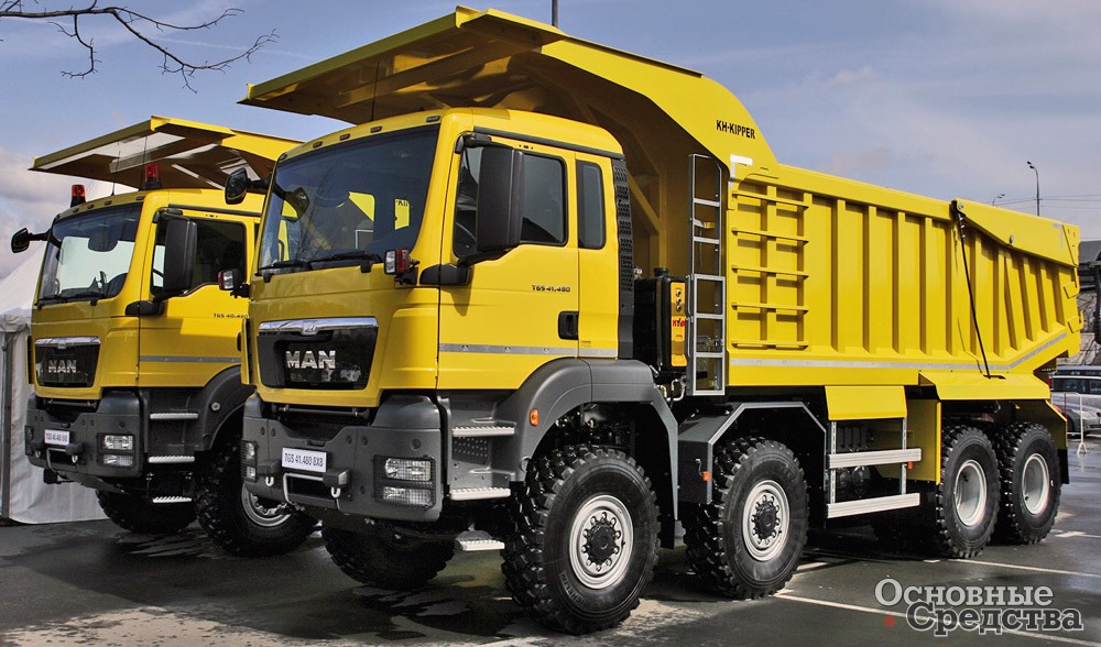 MAN TGS 40.480 6х6 BB-WW и MAN TGS 41.480 8х8 BB-WW