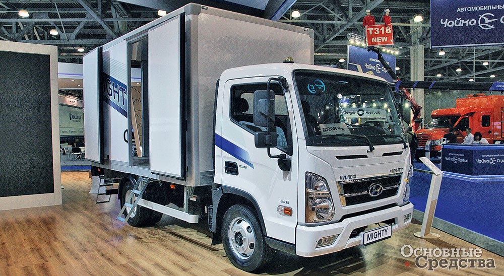 Изотермический фургон «Автомеханического завода» на шасси Hyundai Mighty