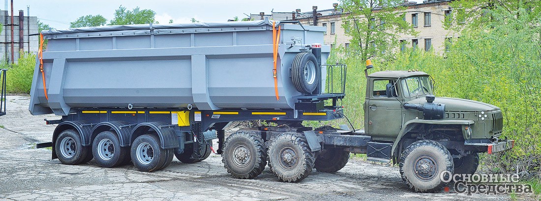 Самосвальный полуприцеп ЧМЗАП 9520-030-02