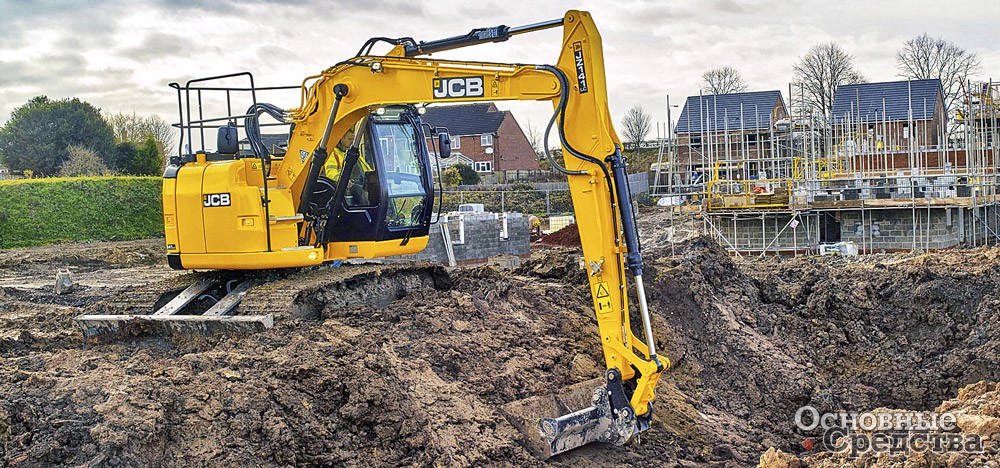 Новинка от JCB – гусеничный экскаватор JZ141 с нулевым выносом задней части