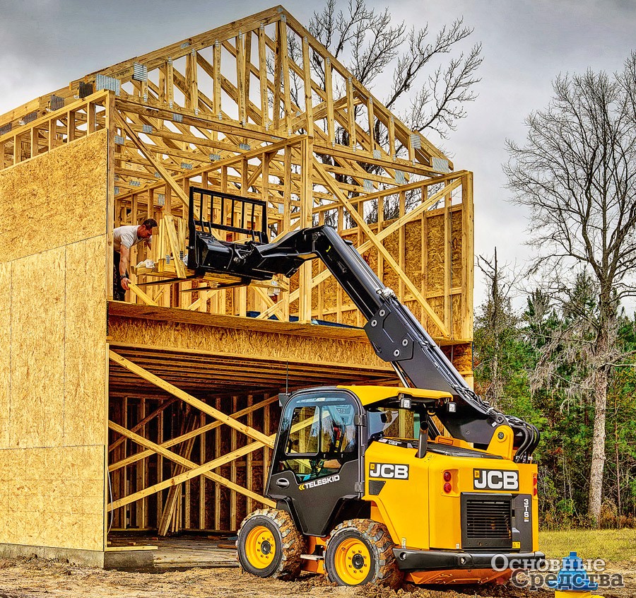 Интересная разработка JCB – Teleskid 3TS-8W