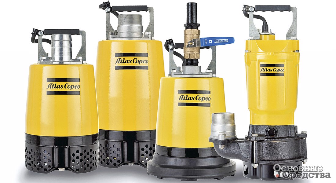 Водоотливные насосы Atlas Copco