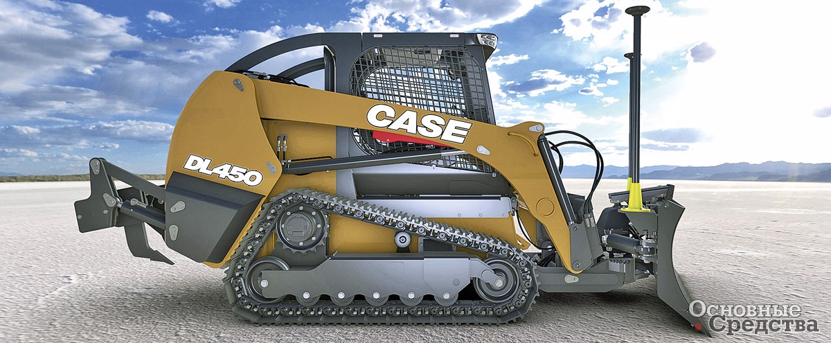 Компактный бульдозер-погрузчик Case DL450