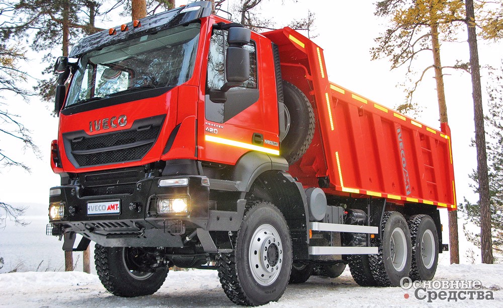 Самосвал Iveco Trakker 6х6 производства завода «ИВЕКО-АМТ»