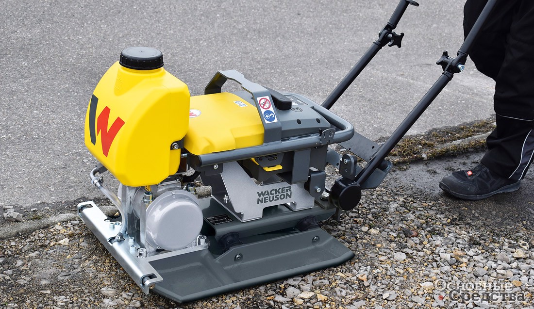 Единственная в мире электрическая виброплита Wacker Neuson AP1850e