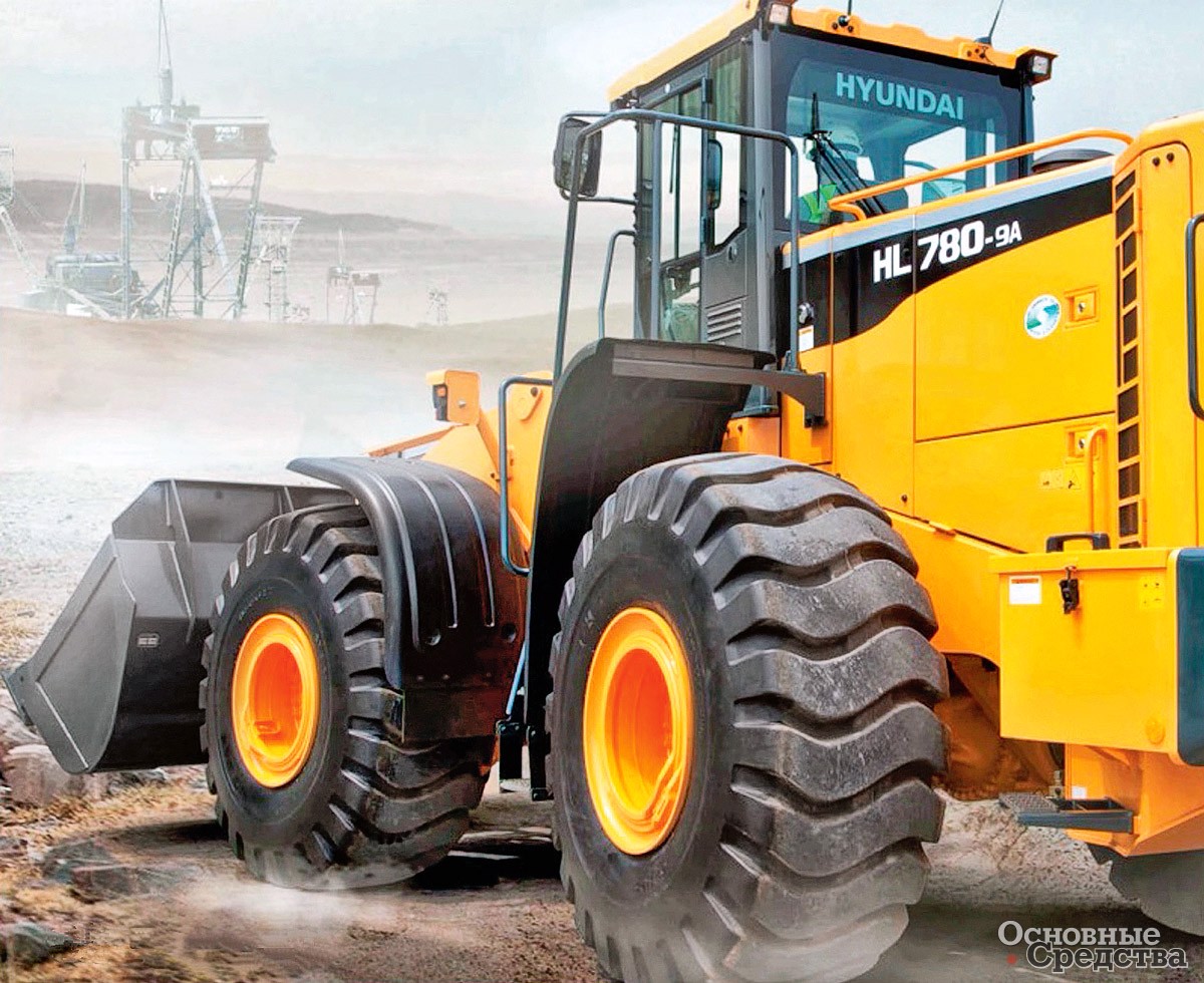 Механизмы подъема мод. Hyundai HL780-9S Marble сохраняют работоспособность даже при –40 °C