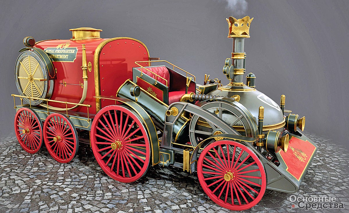 [b]Рис. 3[/b] Пожарный паровой локоход Викторианской эпохи