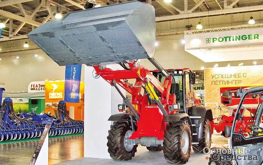 Погрузчик фирмы Weidemann GmBH, модель 9080