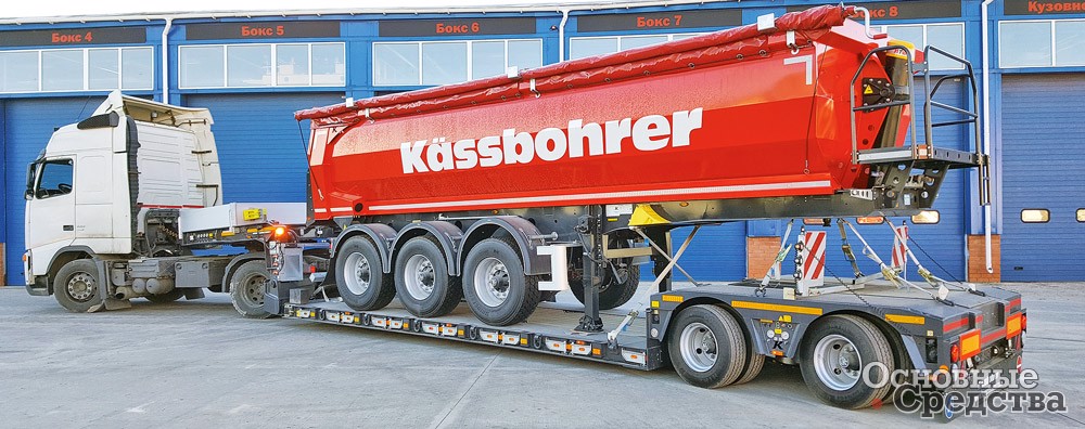 Двухосный низкорамный трал Kässbohrer K.SLL 2