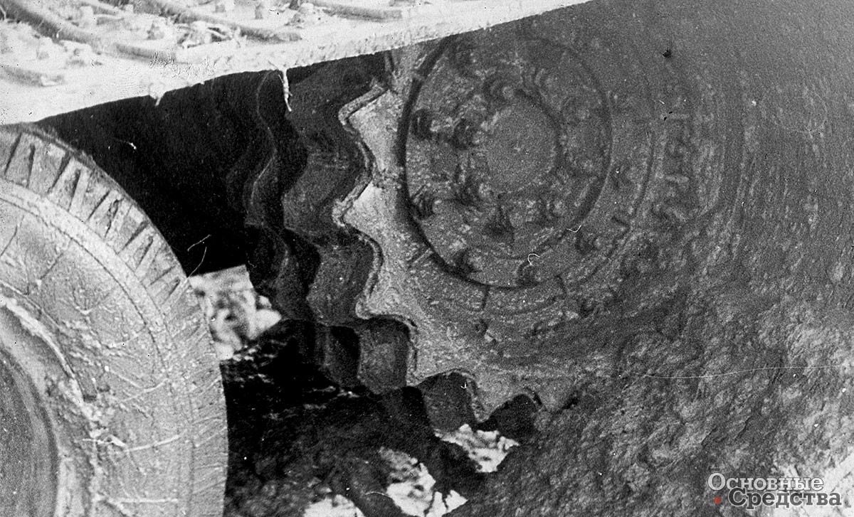 Состояние звездочки после пробега 400 км. 1966 г.