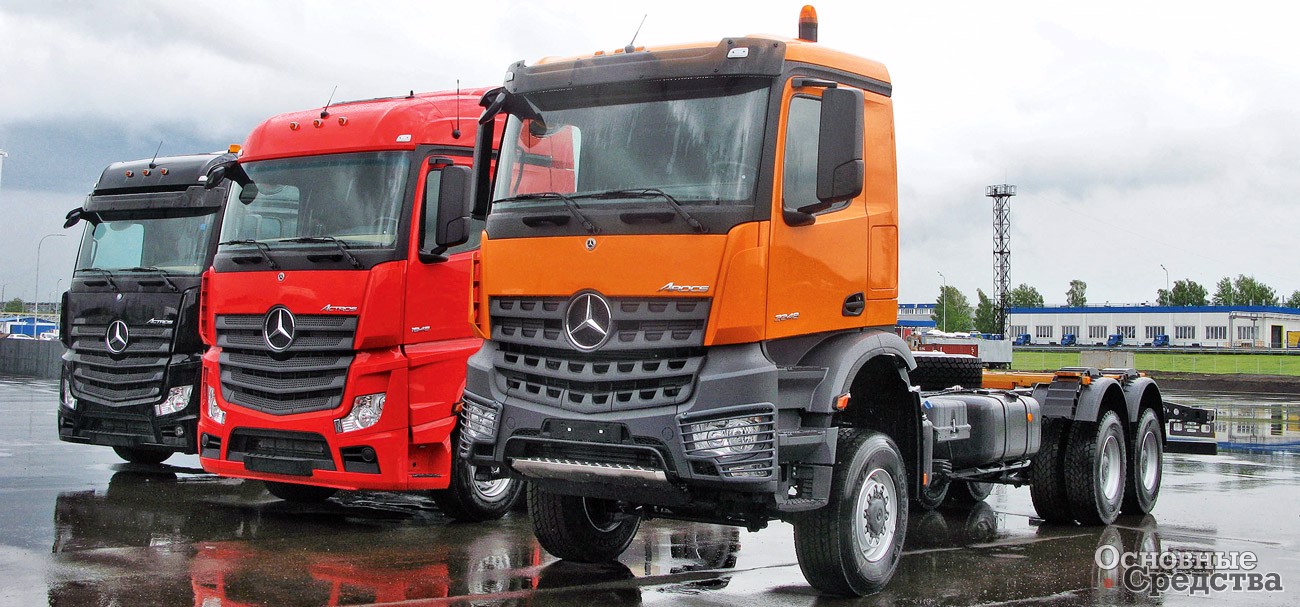 Грузовики Mercedes-Benz Actros и Arocs с новыми кабинами