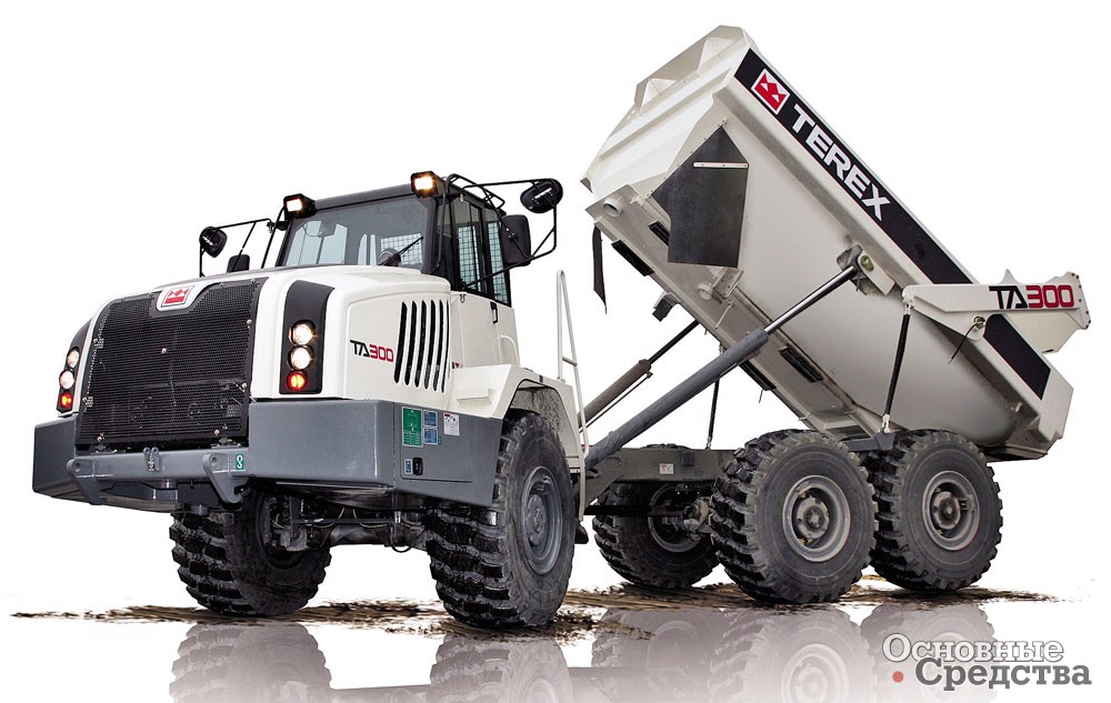 Шарнирно-сочлененный самосвал Terex ТА300