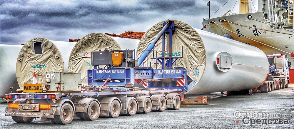 Nooteboom Mega Windmill Transporter 4+7