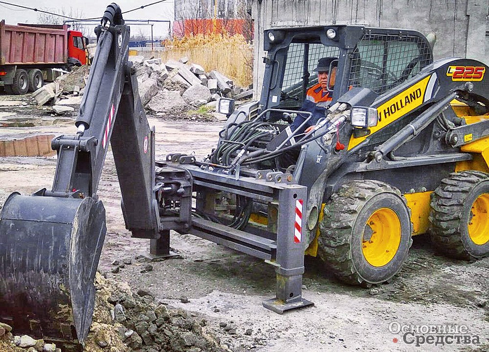 Навесной экскаватор для техники New Holland
