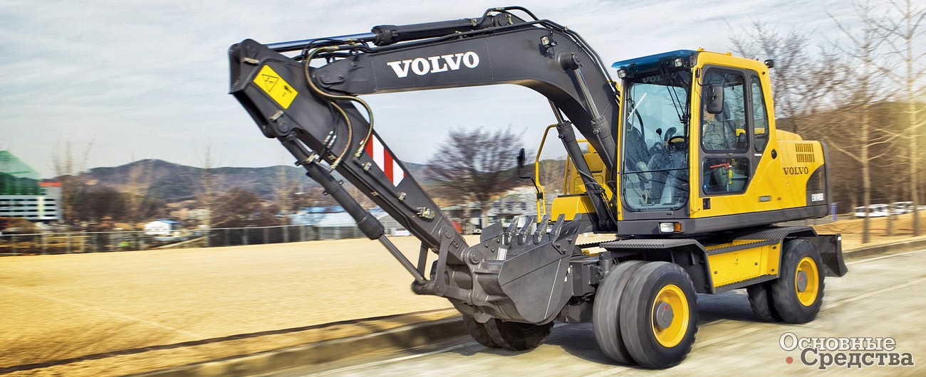 Volvo EW145B в мощности не уступит более тяжелым моделям