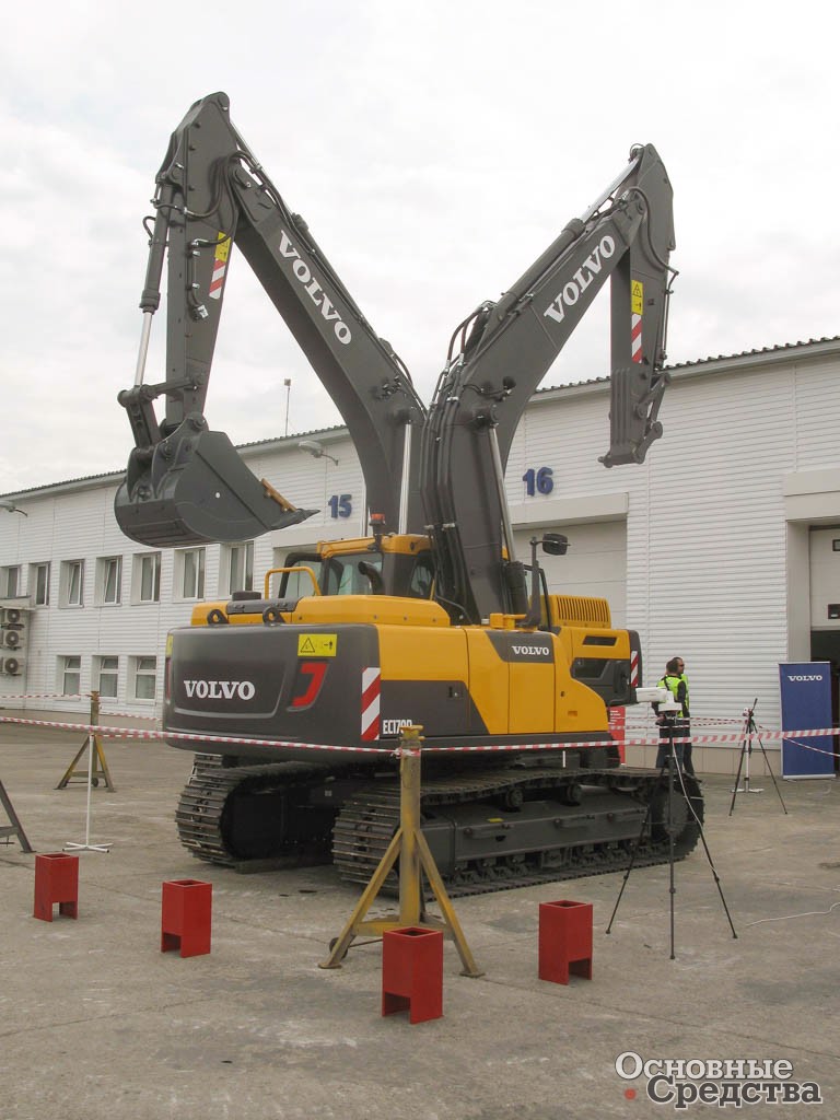 Экскаваторы Volvo EC170D и Volvo EC350DL готовы к конкурсу