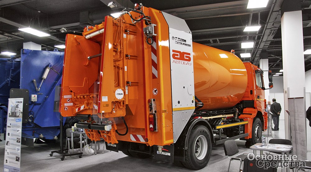 Роторный мусоровоз FAUN Rotopress на шасси КАМАЗ-5325 от компании «Автобау»
