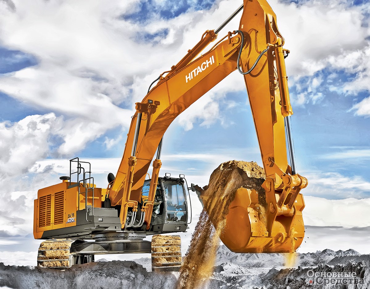 Экскаватор Hitachi ZX670LC-5G массой 70 т