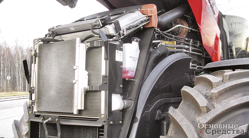 Двигатель трактора Magnum 400 получил более мощную систему охлаждения