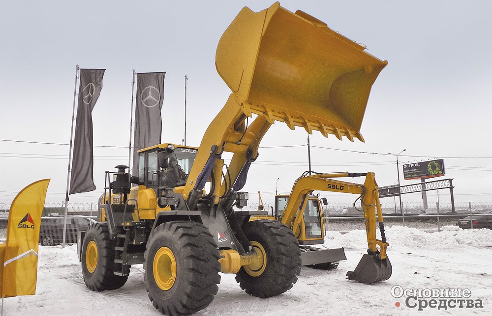 L989F г/п 8 т – самый крупный на сегодня фронтальный погрузчик SDLG