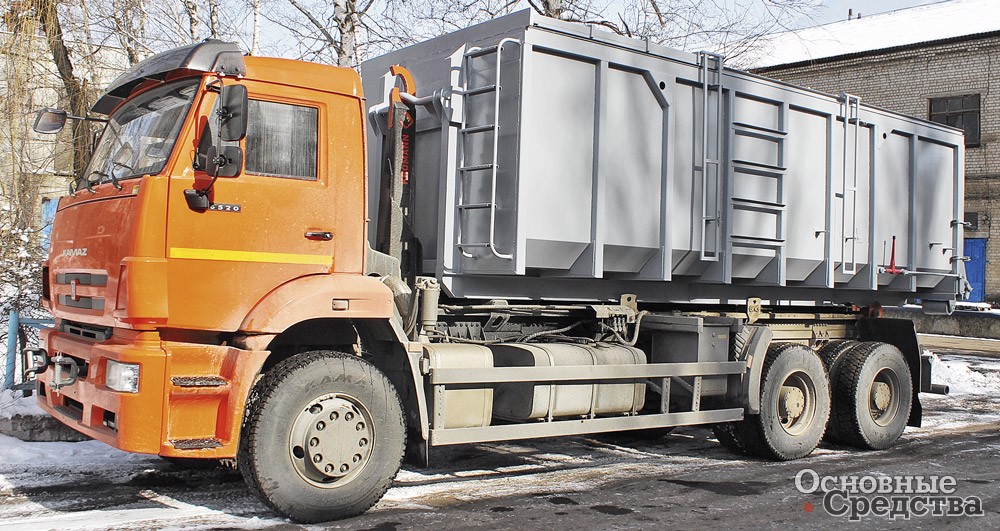 Мультилифт KROMANN с герметичным сменным контейнером для перевозки биологических отходов
