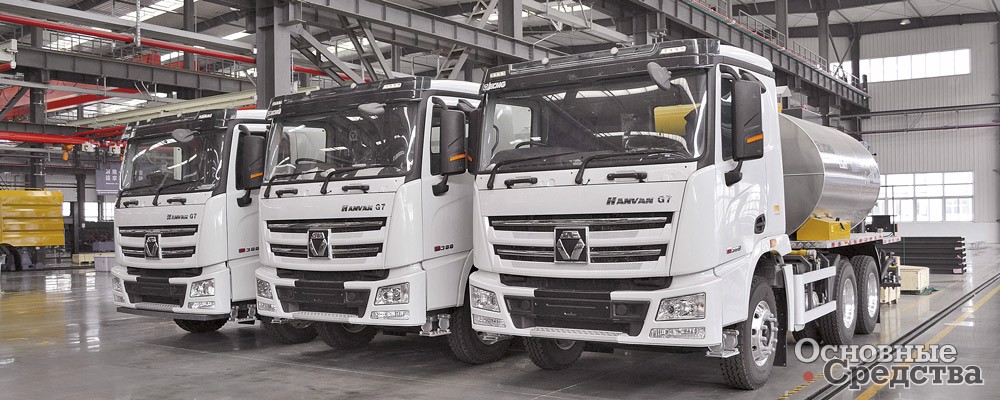 Дорожная техника на собственных шасси XCMG