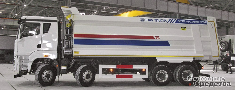 Самосвал на шасси FAW ORYX 8х4