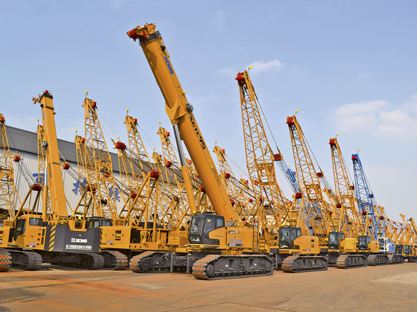 Производство гусеничных кранов XCMG