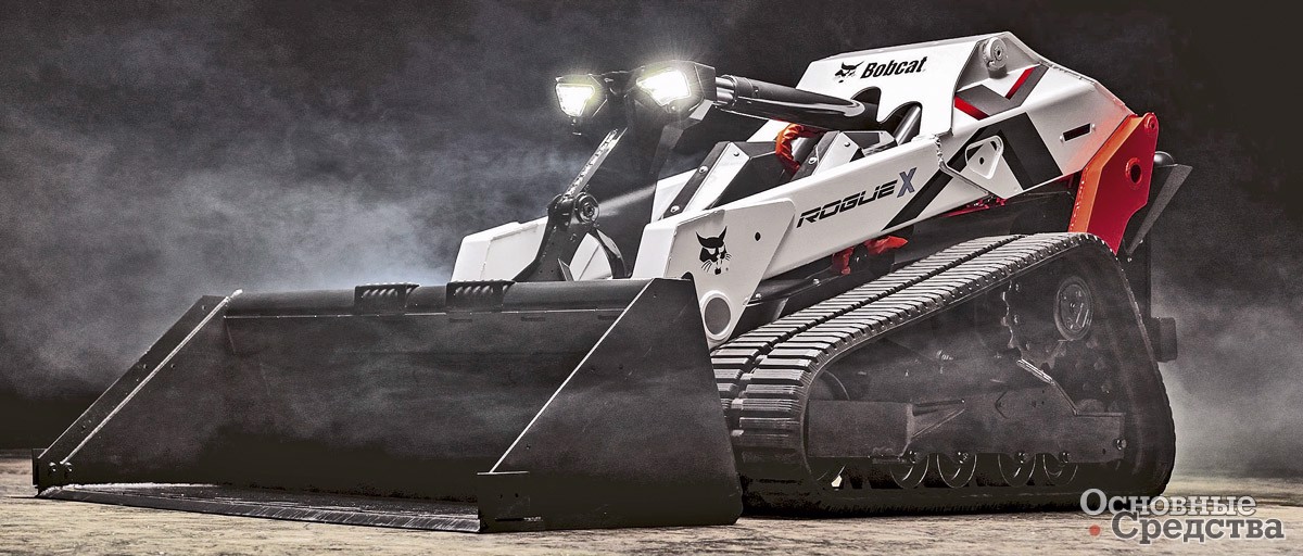 Электрический гусеничный погрузчик Bobcat