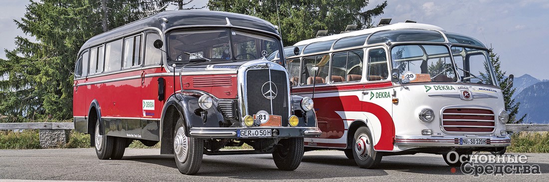 Автобусы Mercedes-Benz О 3500 и Setra S6