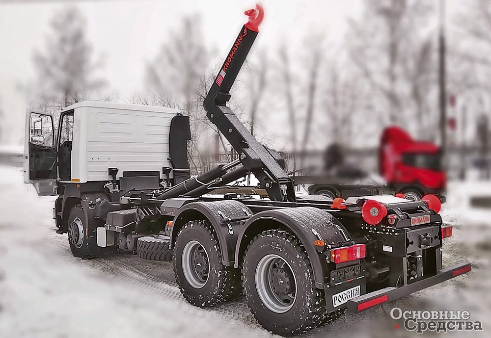 Мультилифт МАЗ-631226 с крюком KROMANN ML18S.52.6-HC – оптимальное готовое решение для  коммунальных служб