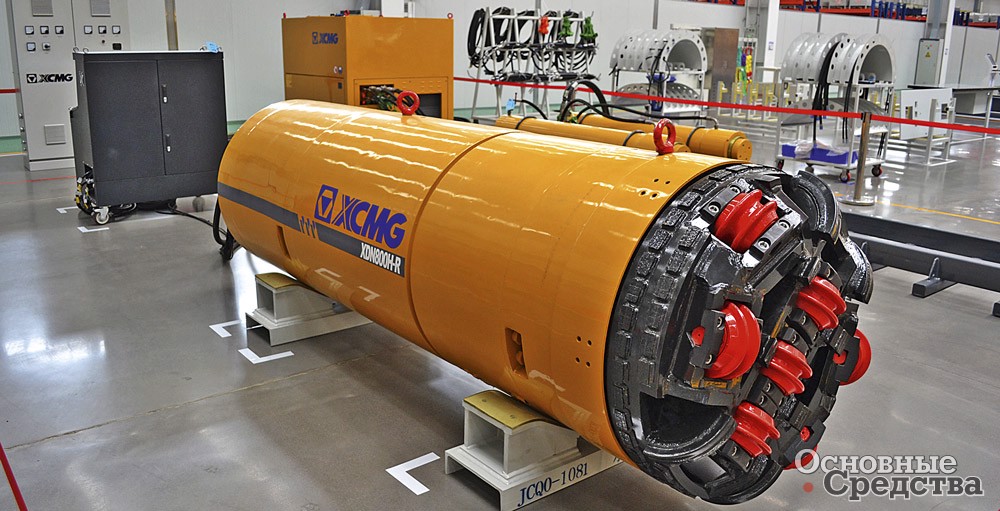 Микротоннелепроходческий щитовой комплекс XDN800H-R с буровым инструментом для разрушения и измельчения горных пород