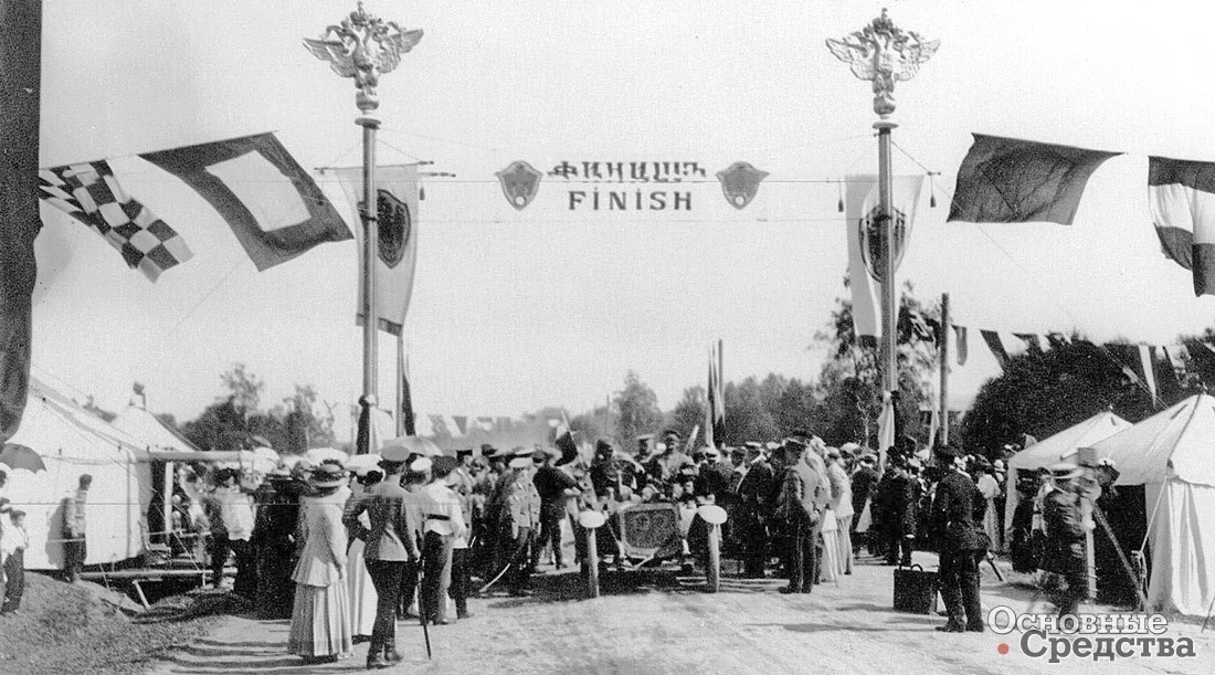 1910 г. Финиш РБ Галля