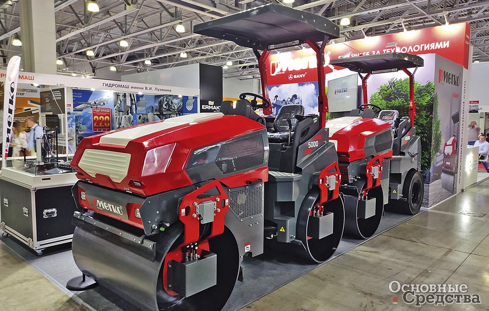 Тротуарные катки Merko MR5000N и MR4500CN массой 5000 и 4500 кг с двигателями Kubota