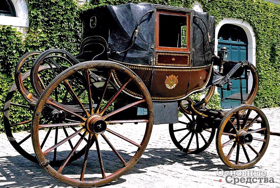 Колеса карет смазывались дегтем и маслом из смолы