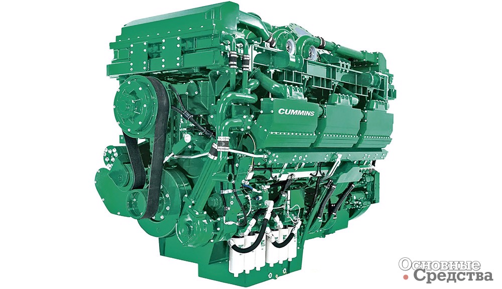 Двигатель Cummins QSK78 мощностью 3500 л.с.