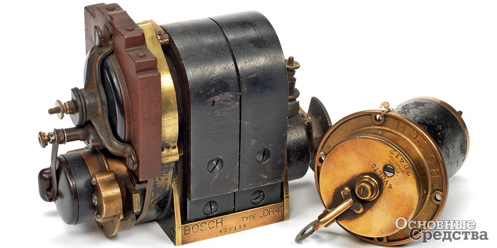 Двойное зажигание Bosch DR4 и стартер 1912