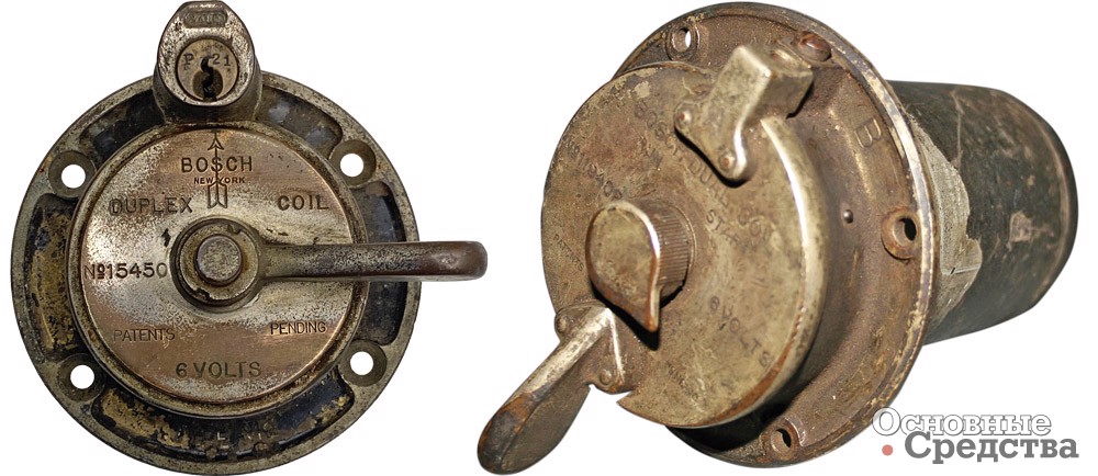 Магнето и стартерная катушка, 1912 г.