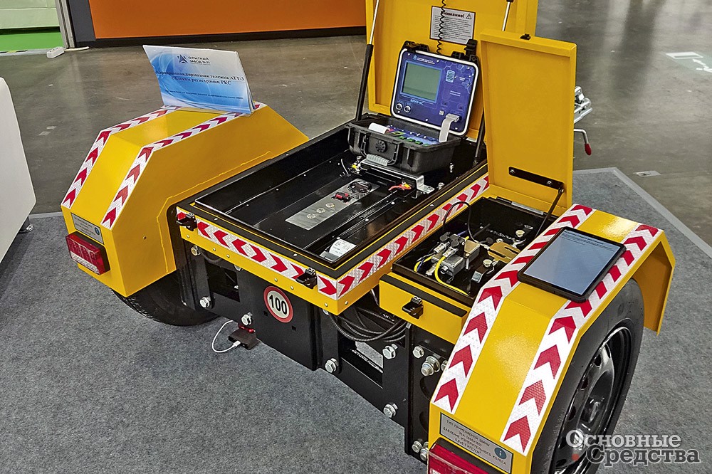 Модернизированная тормозная тележка АТТ-2М-02 «Опытного завода № 31 ГА»