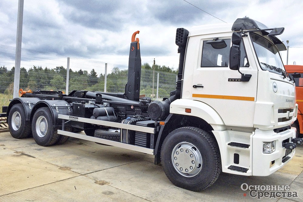 КамАЗ-6520 с крюком KROMANN L22S.62.6