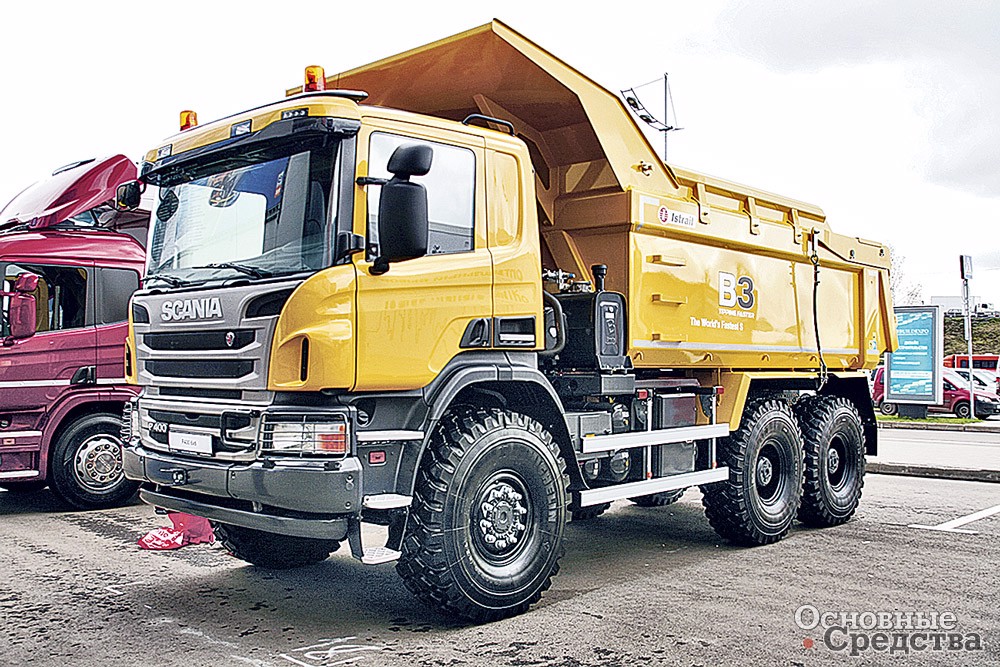 Карьерный самосвал Scania Р400 CВ6x6EHZ