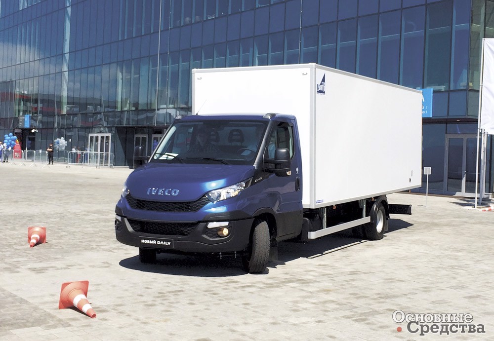 Изотермический фургон на шасси Iveco Daily, созданный в «ЦТТМ»