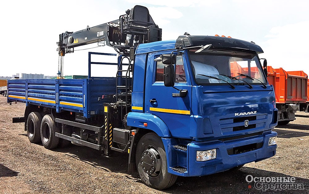Hiab 190Т-6 на КамАЗ-65117