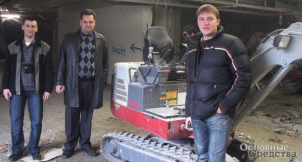 Операторы осваивают работу на мини-экскаваторах TAKEUCHI