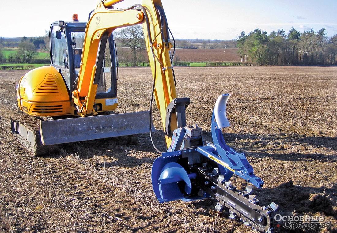 Серия траншеекопателей Auger-Torque Mini-Trencher (MT) 600 позволяет заглубляться в грунт на 0,3–0,6 м и монтироваться на машины массой до 4,5 т