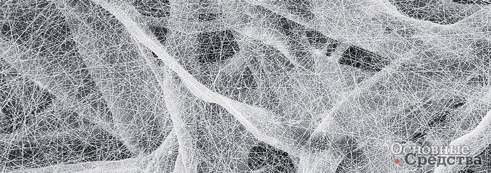 Структура фильтрующего материала NanoForce[sup]®[/sup]
