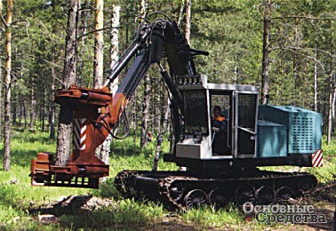 Валочно-пакетирующая машина ЛП-19 (фирма «Лестехком»)